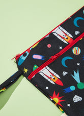 Necessaire 2 Bolsos - Corrida Espacial